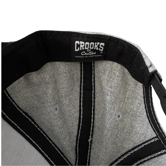 Crooks & Castles "Break The Chain" New Era 9Fifty Snapback 2 Tone Baseball Hat - Picture 5 of 5